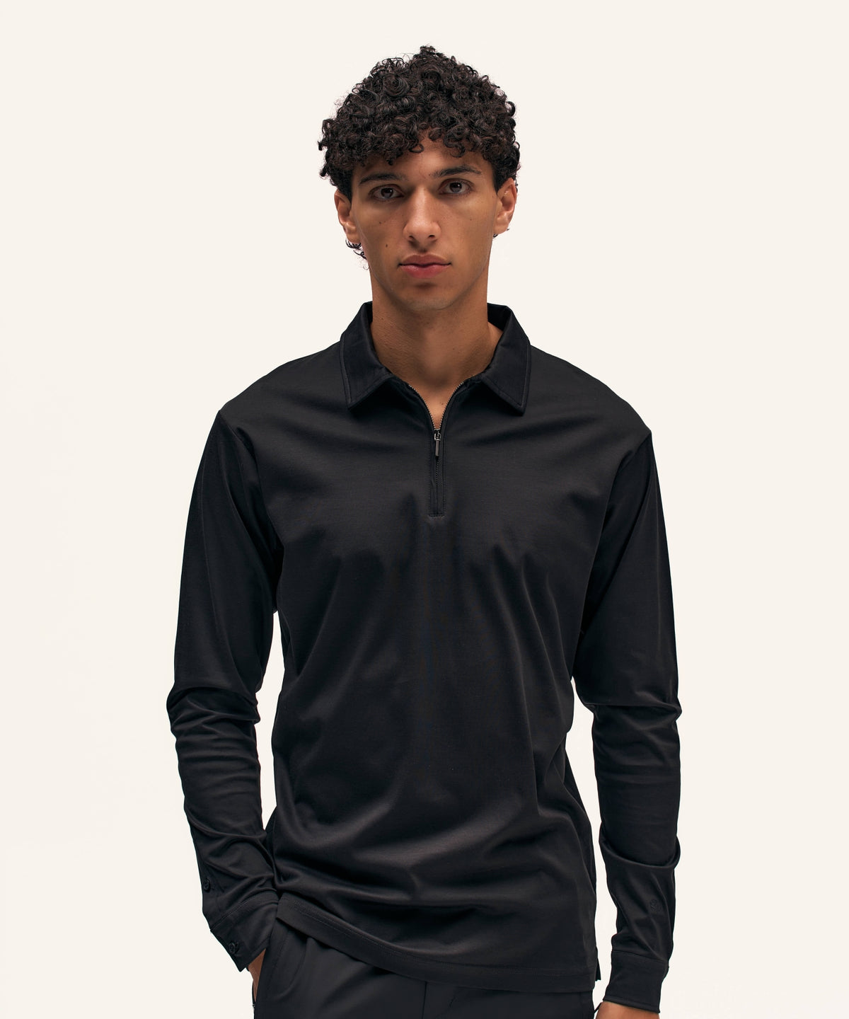 Polo Longsleeve | Black