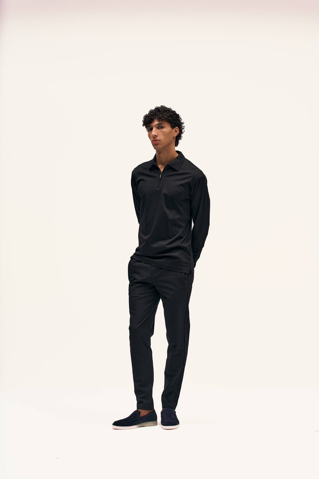 Polo Longsleeve | Black