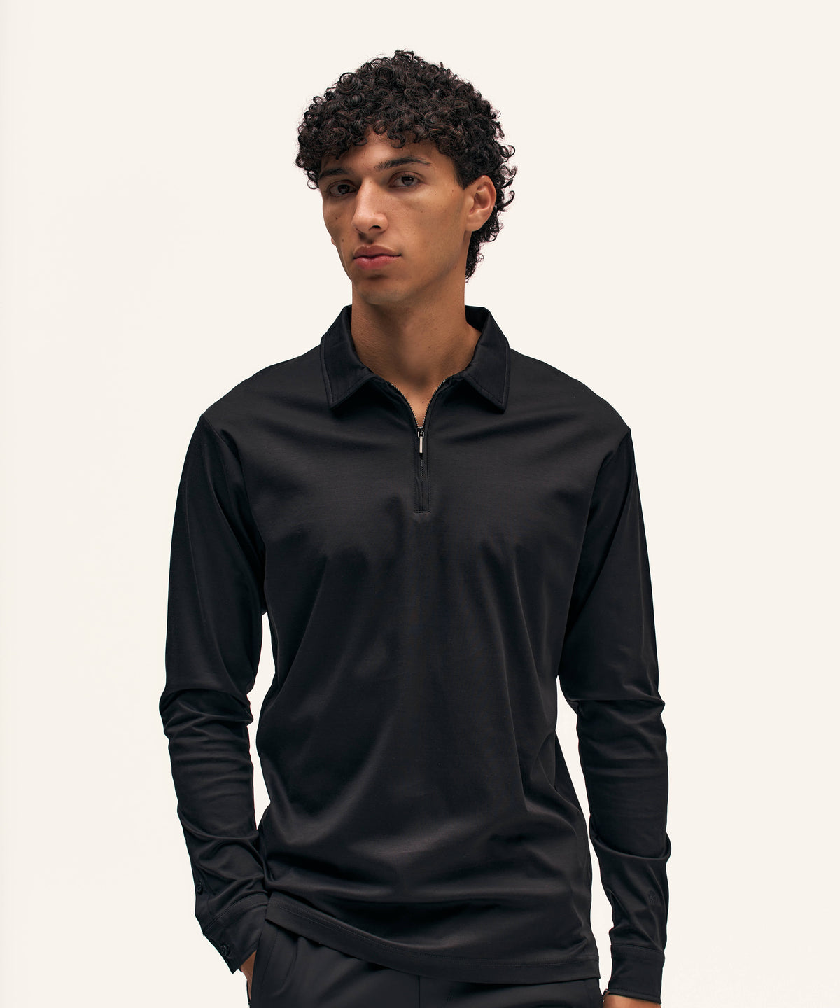 Polo Longsleeve | Black