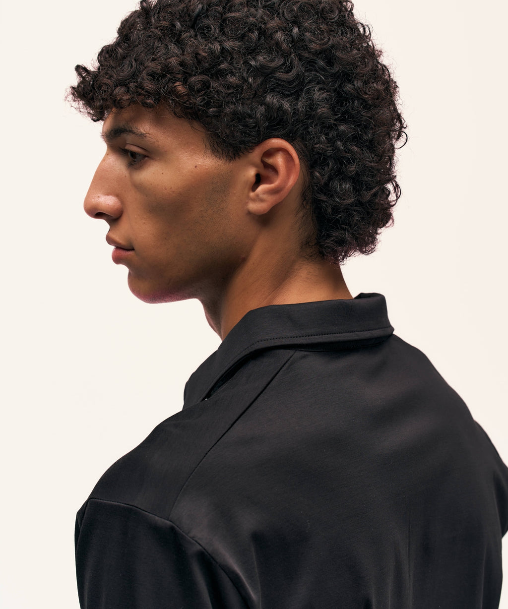 Polo Longsleeve | Black
