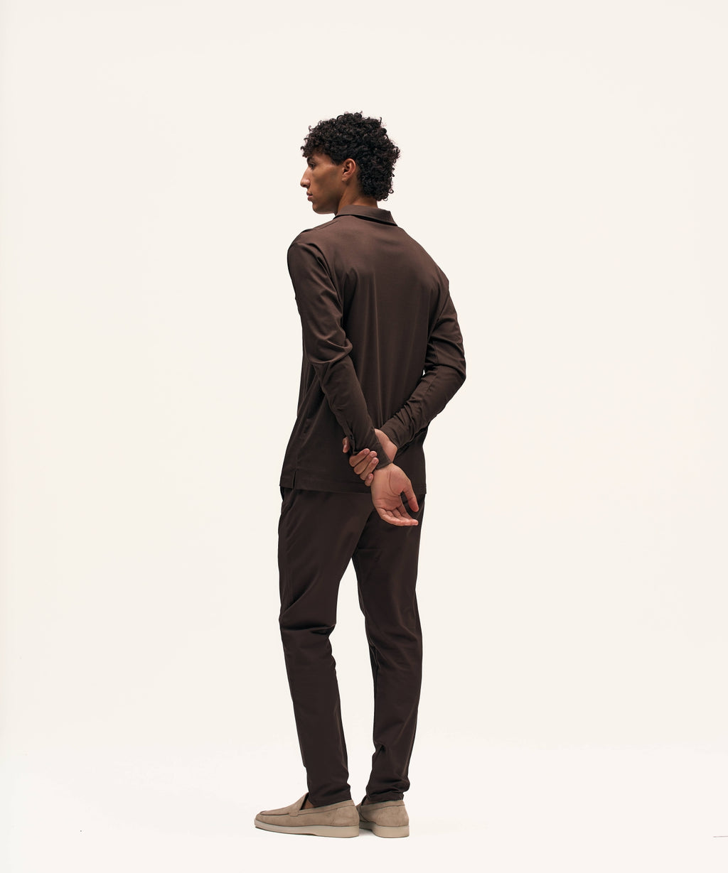 Polo Longsleeve | Brown