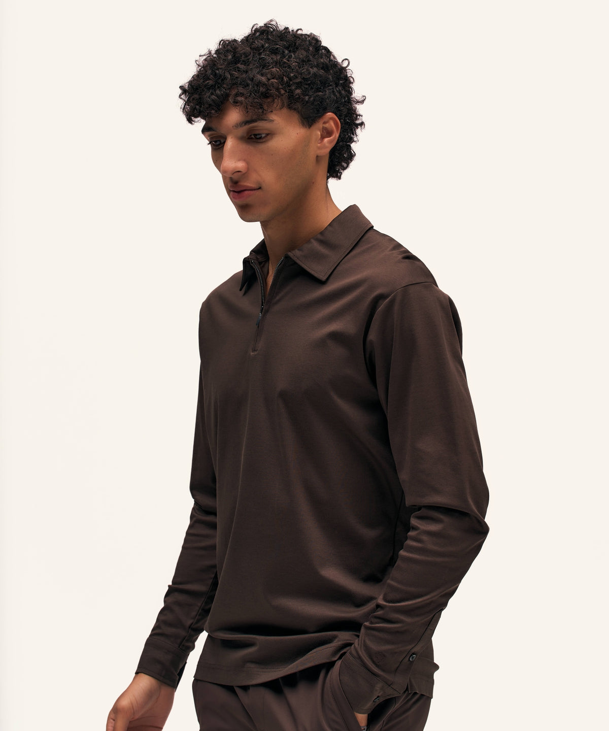 Polo Longsleeve | Brown