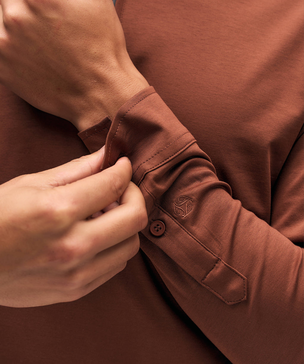 Polo Longsleeve | Copper
