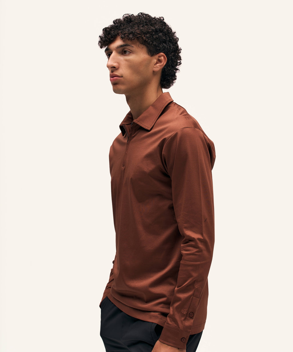 Polo Longsleeve | Copper