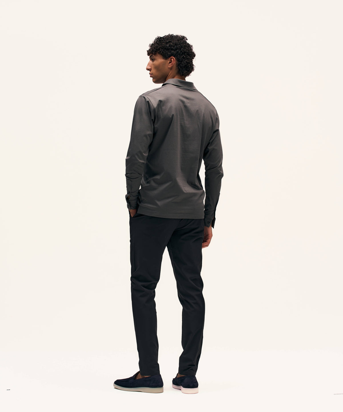 Polo Longsleeve | Dark Grey