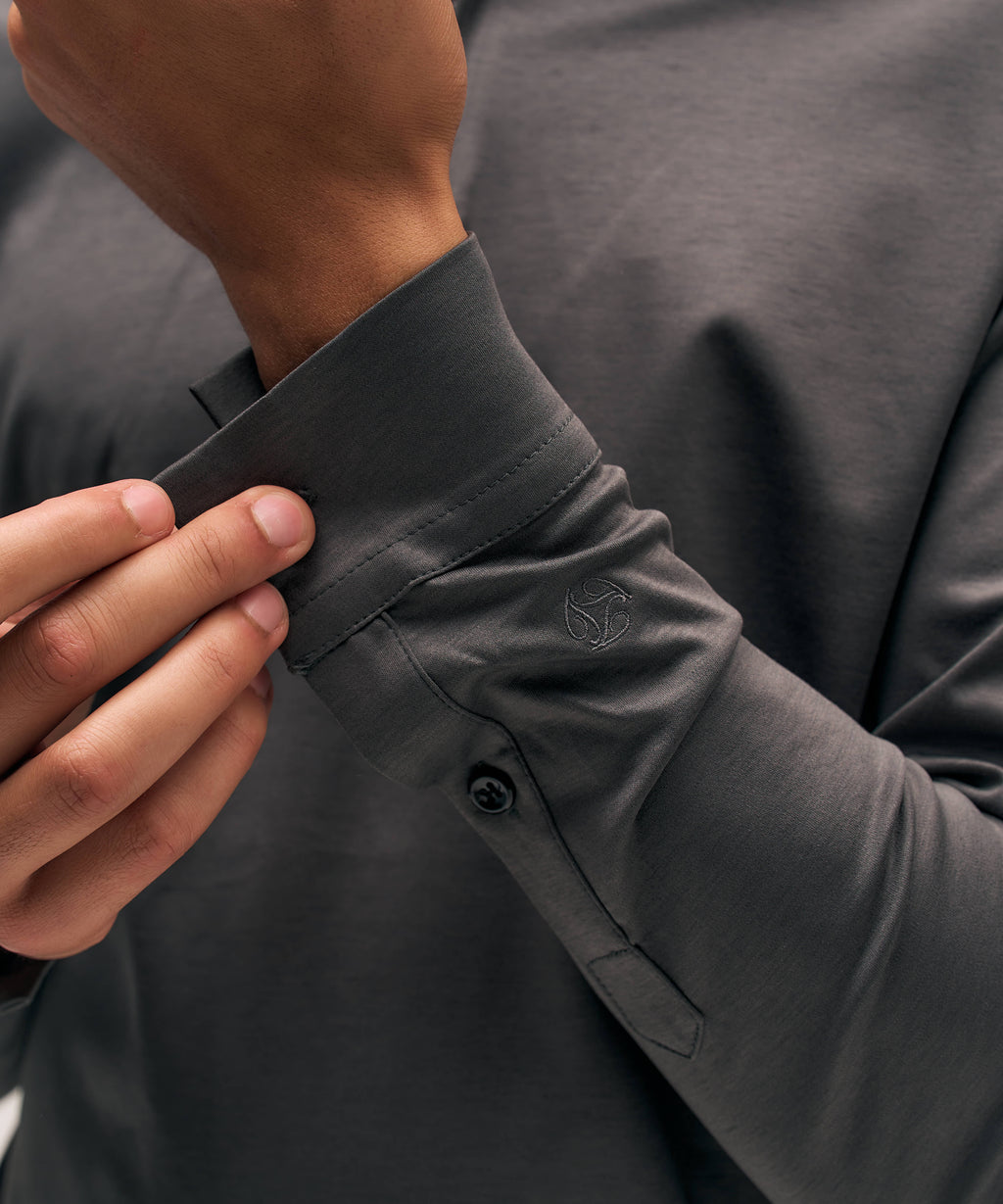 Polo Longsleeve | Dark Grey