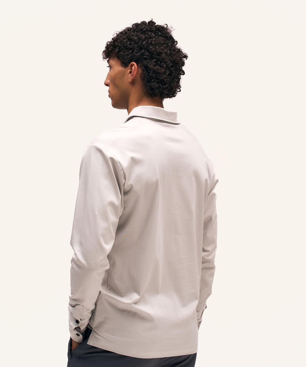 Polo Longsleeve | Light Grey