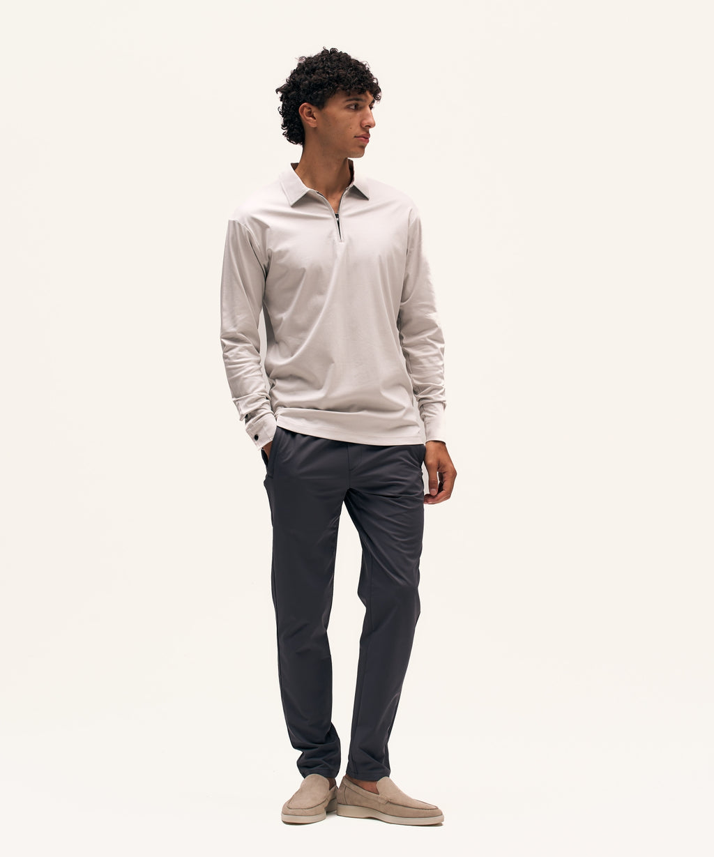 Polo Longsleeve | Light Grey