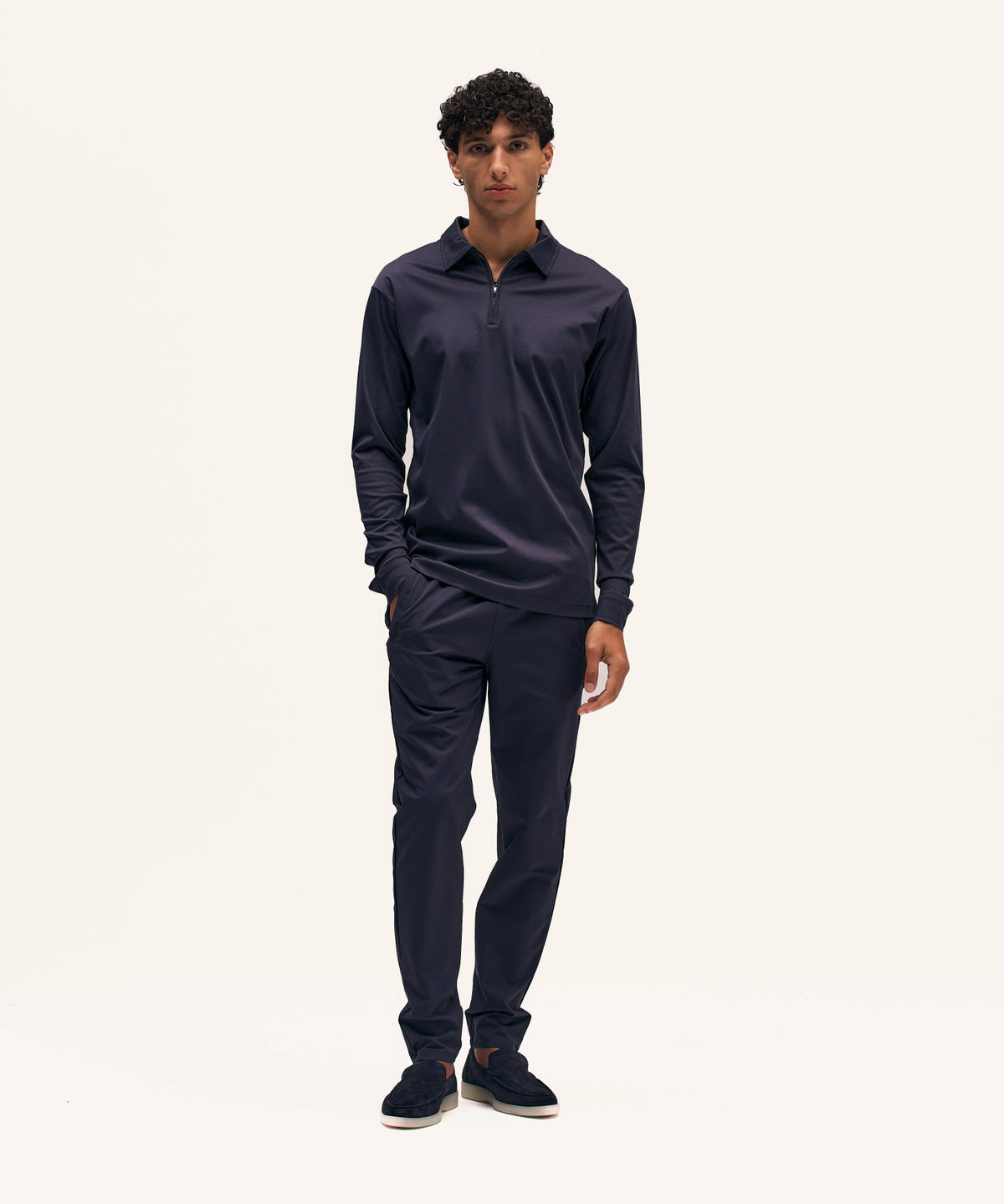 Polo Longsleeve | Navy