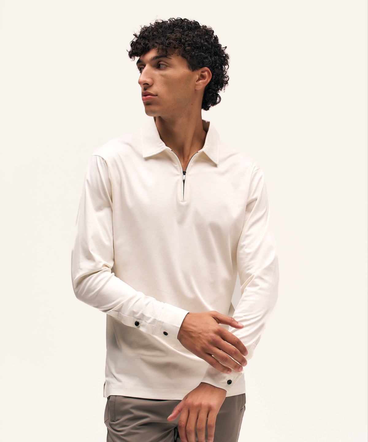 Polo Longsleeve | Off-White