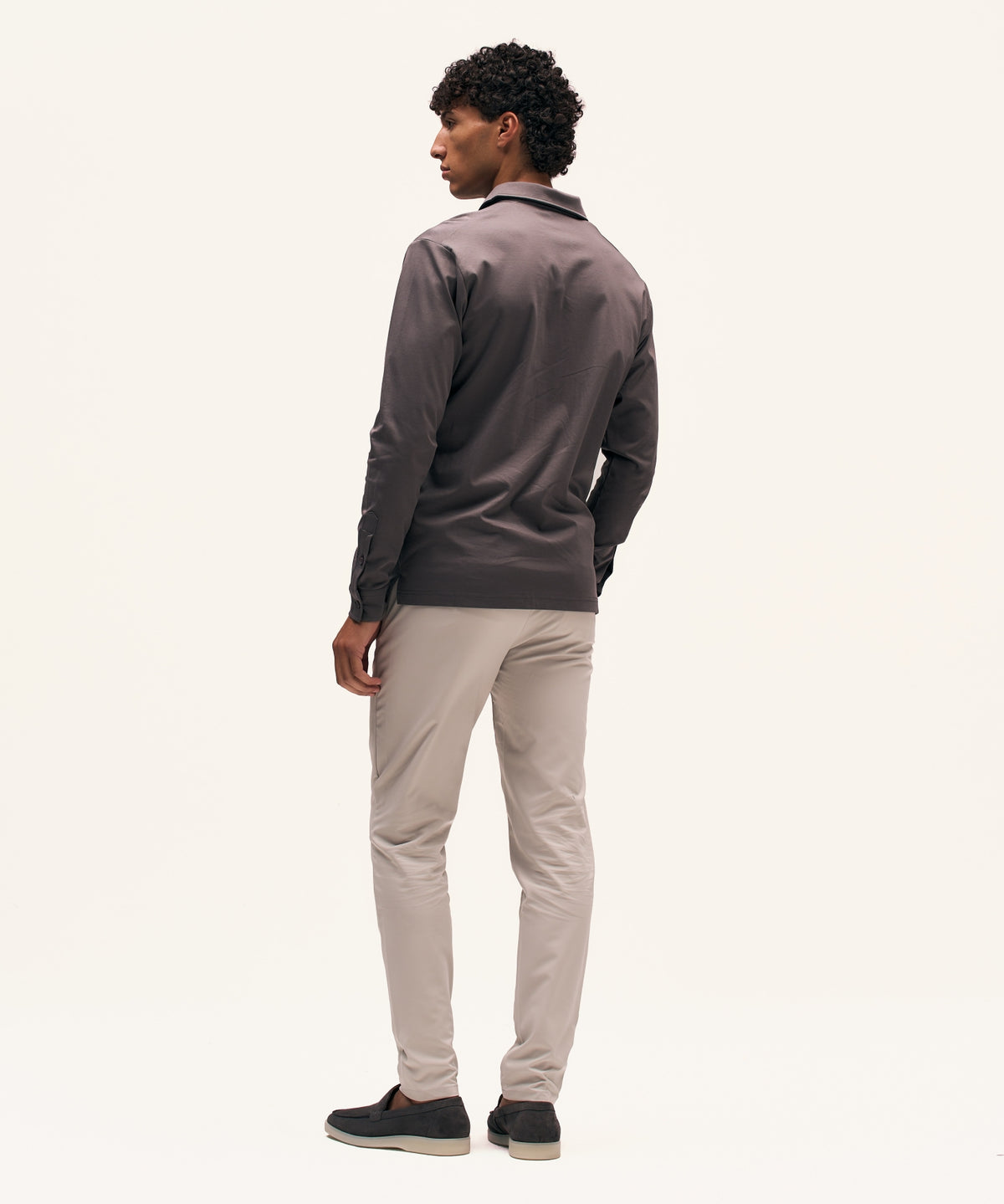 Polo Longsleeve | Slate Grey