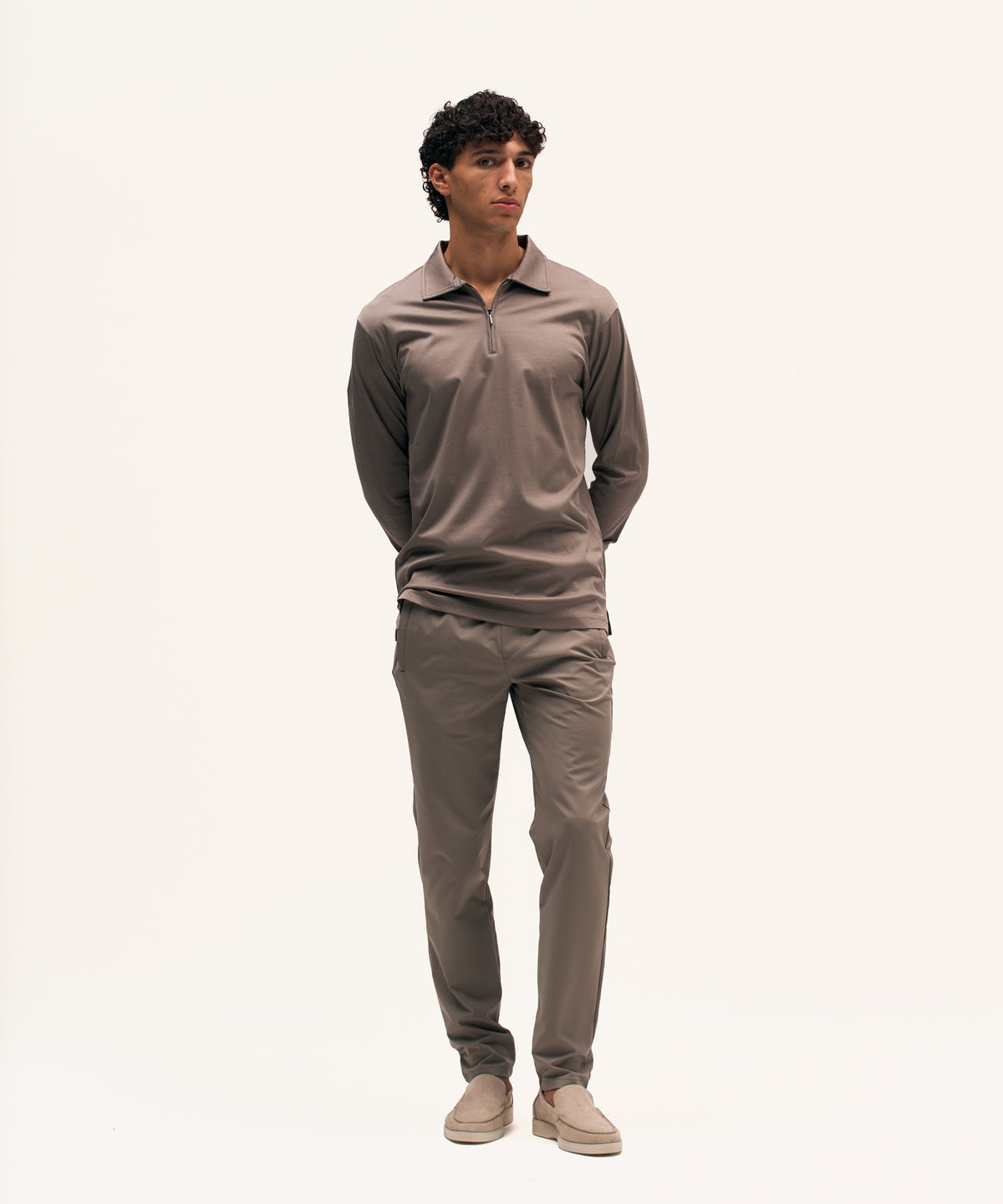 Polo Longsleeve | TaupeNew