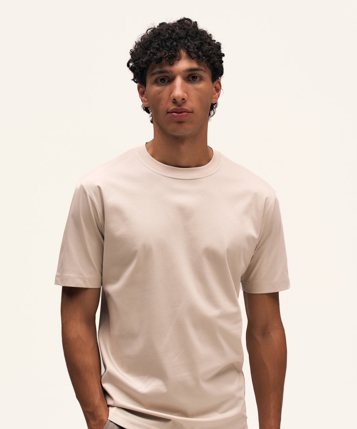 Regular T-Shirt | Beige