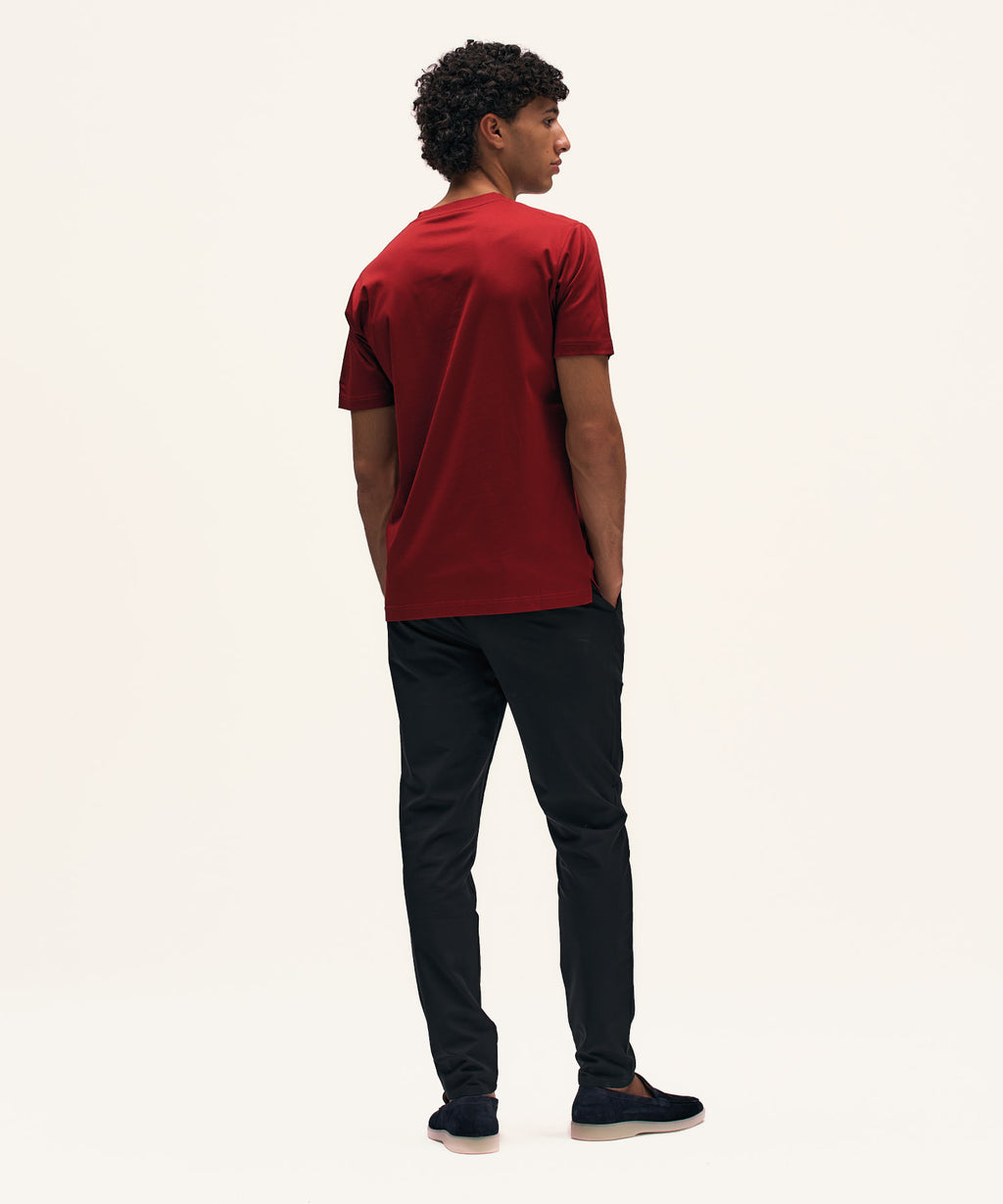 Regular T-Shirt | Bordeaux Red