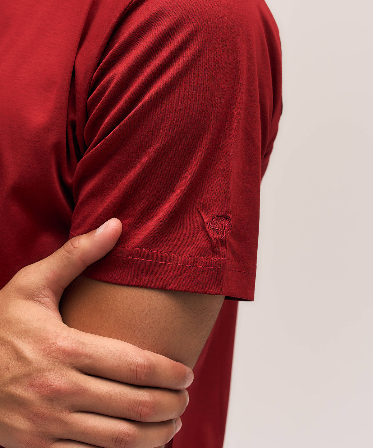 Regular T-Shirt | Bordeaux Red