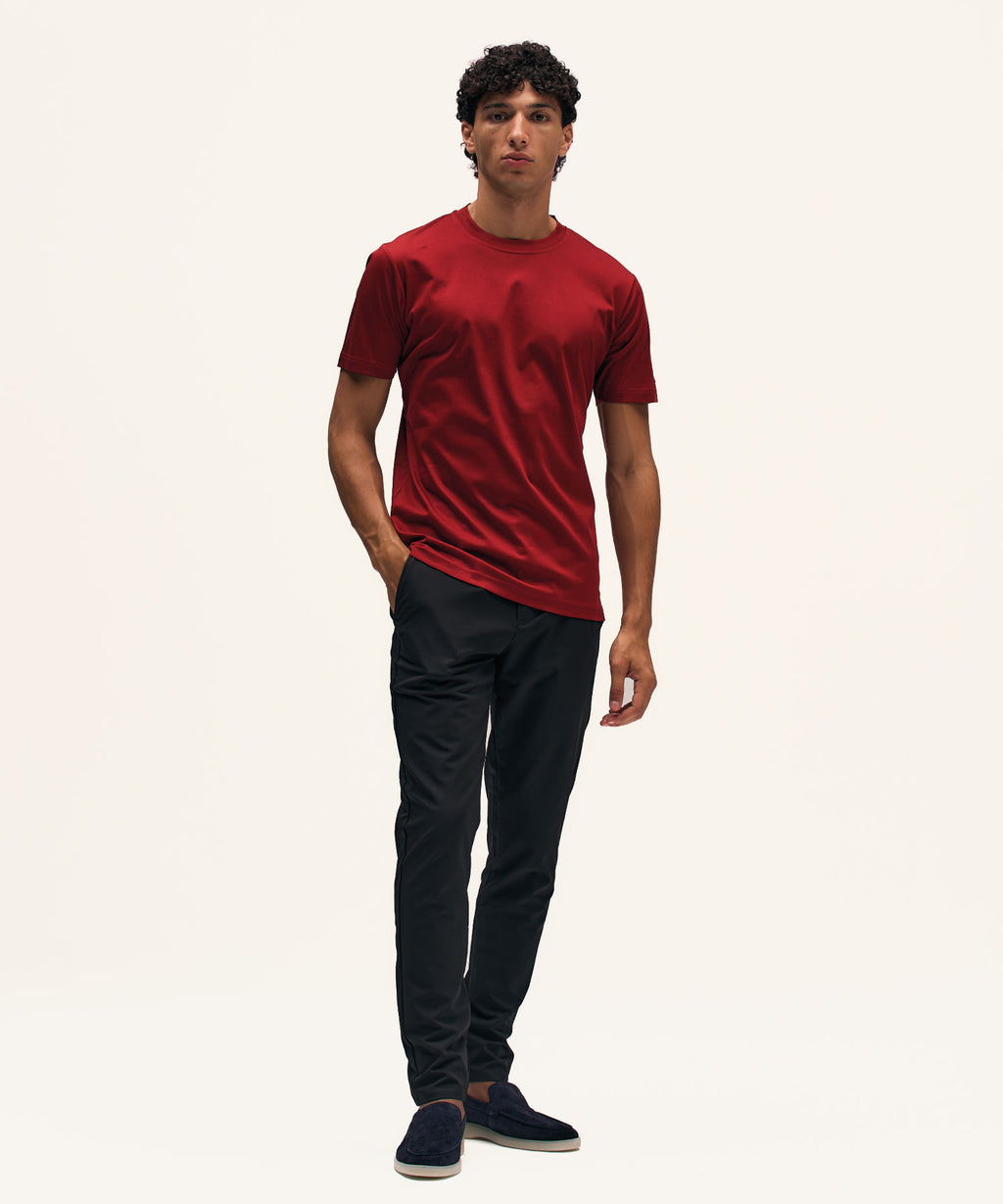 Regular T-Shirt | Bordeaux Red