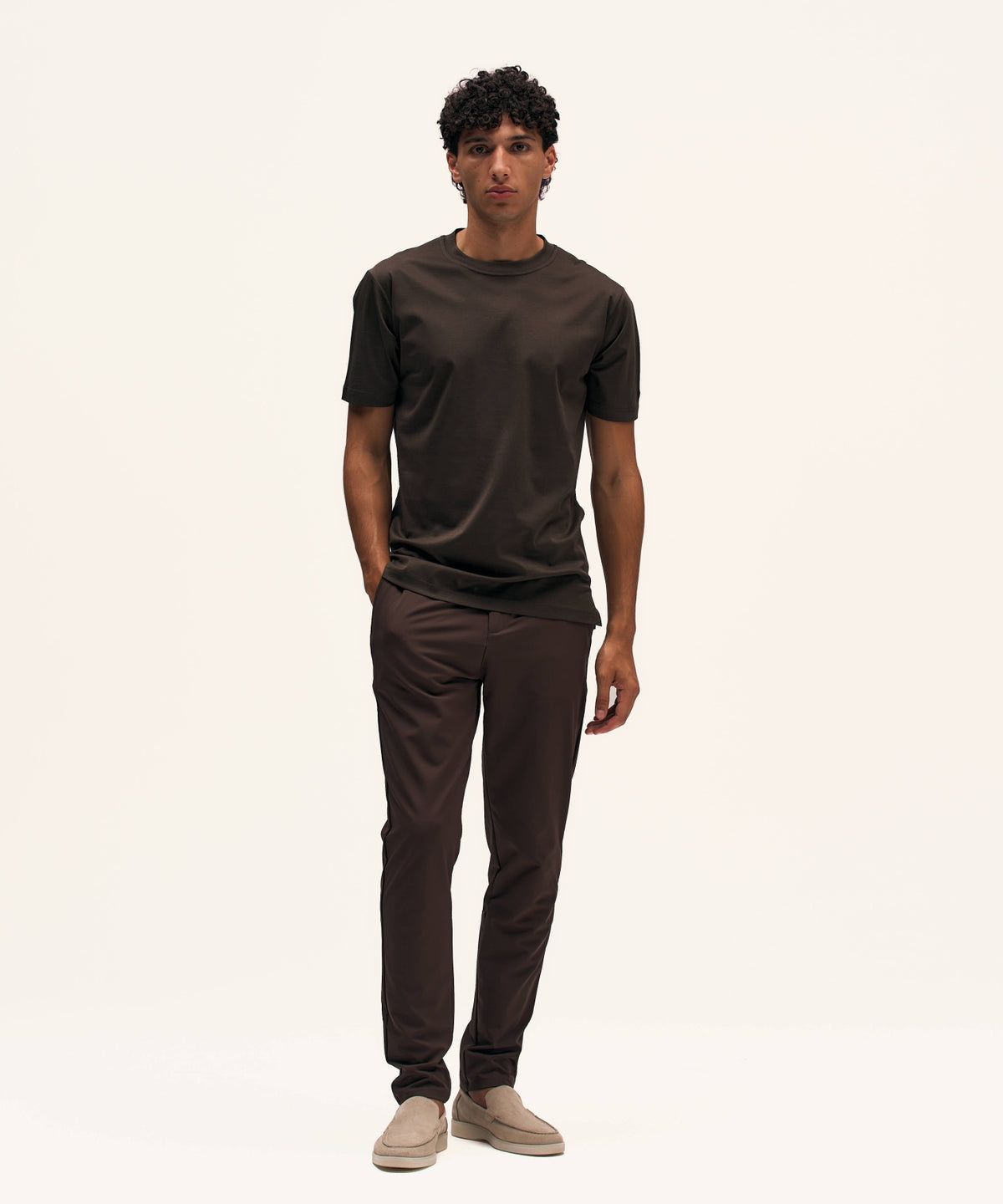 Regular T-Shirt | Brown