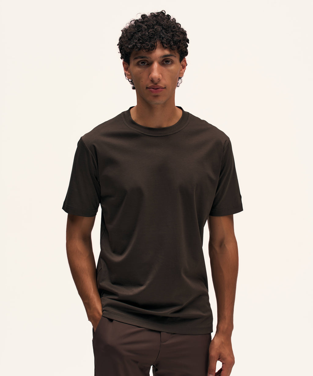 Regular T-Shirt | Brown