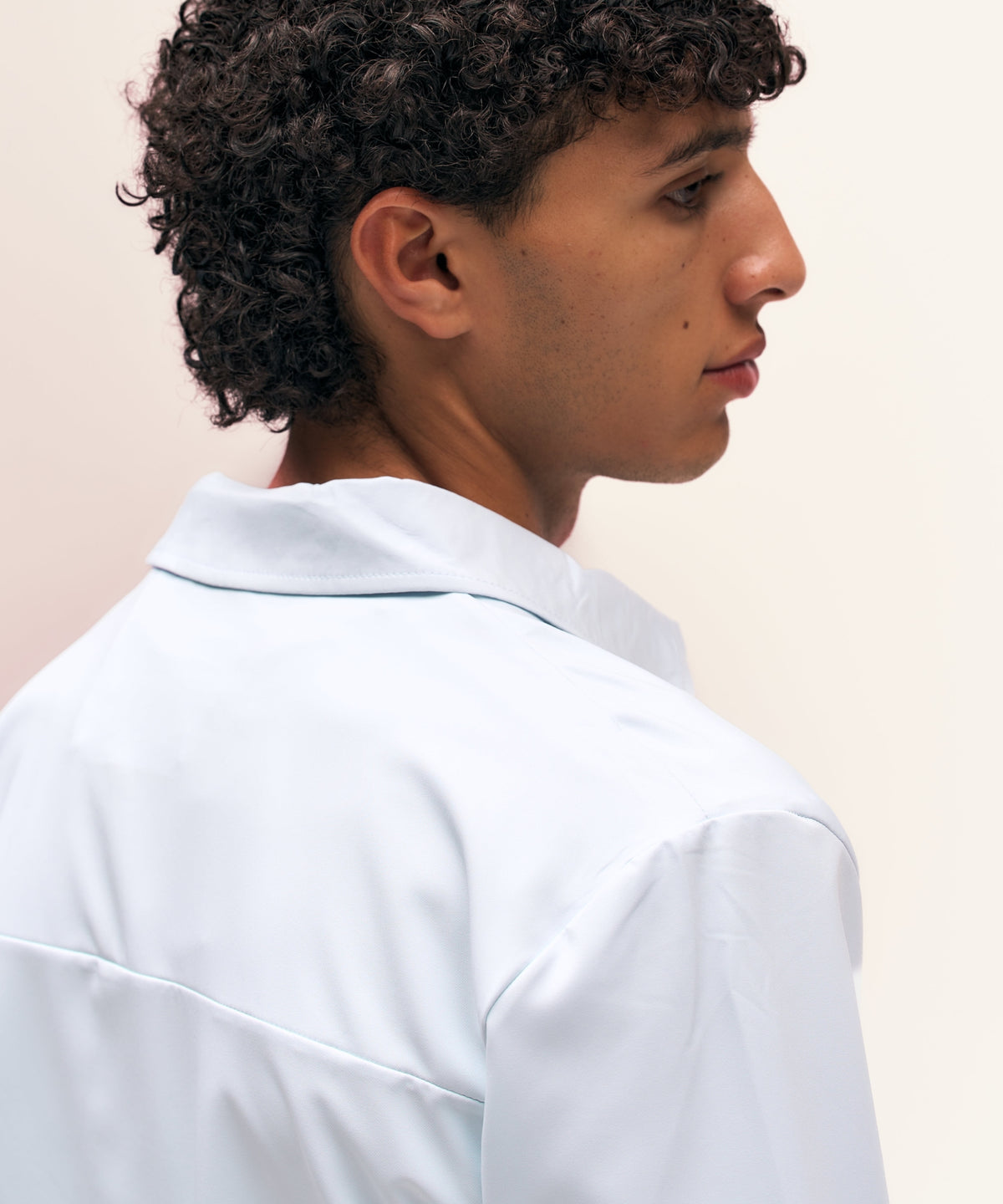Tracksuit Jacket with Collar | Light Blue