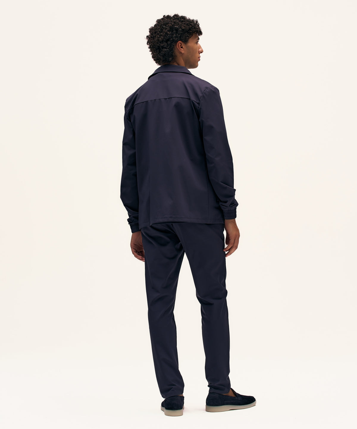 Tracksuit Jacket with Collar | Navy