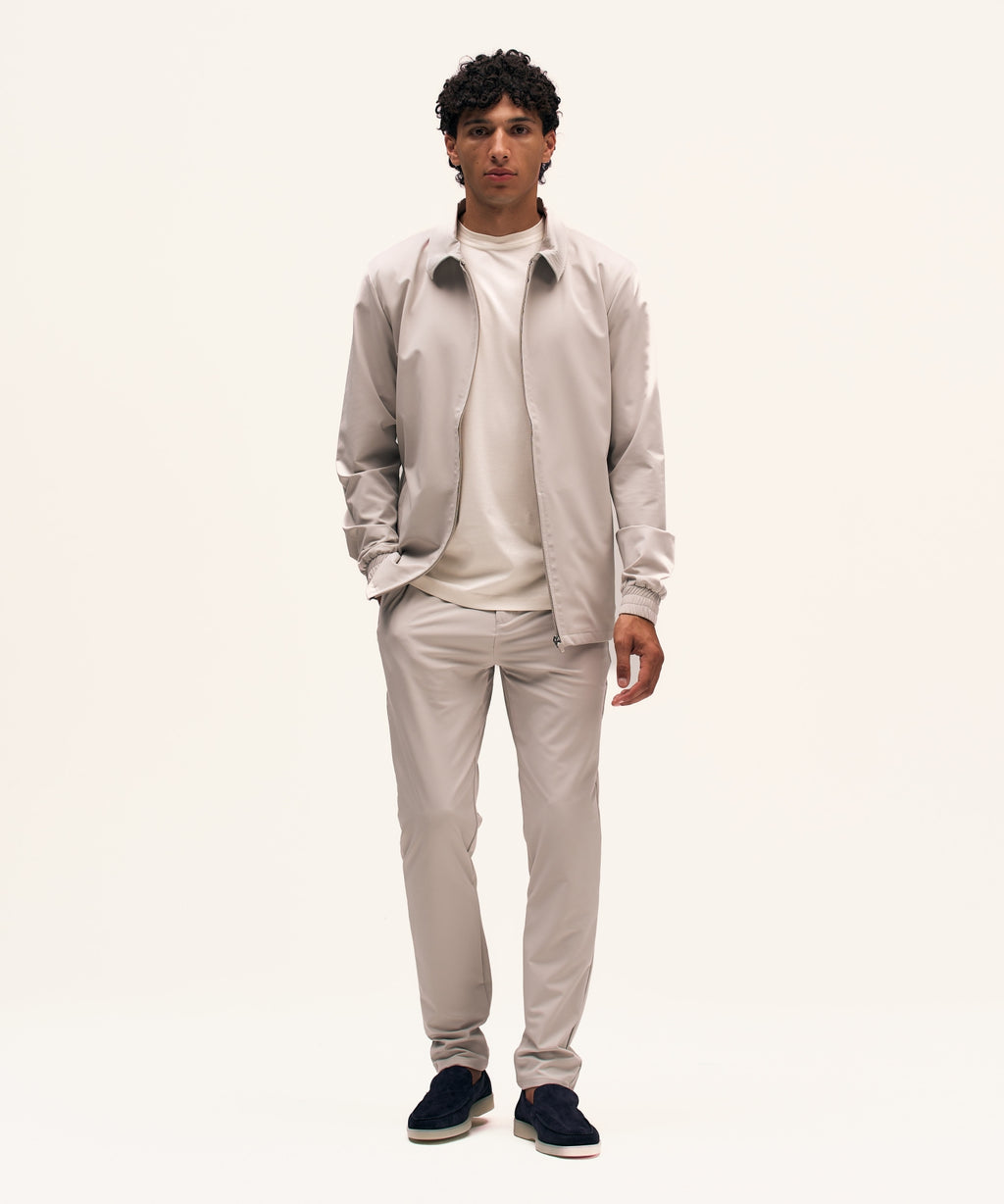 Tracksuit Jacket with Collar | Sand