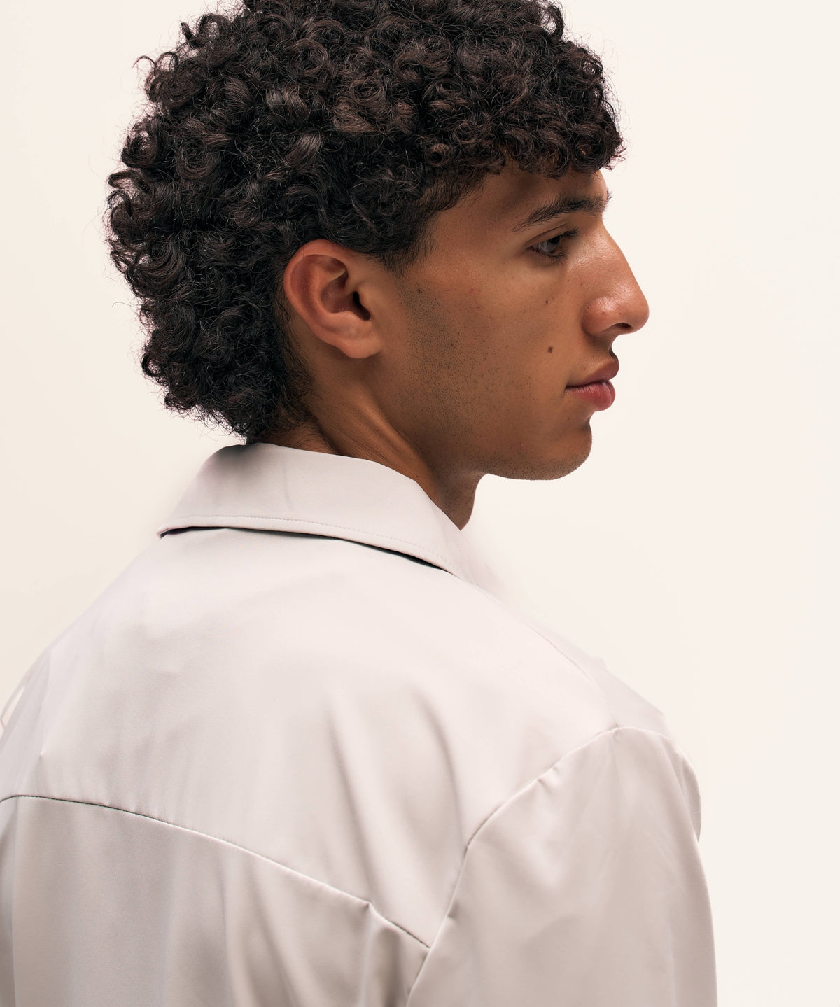 Tracksuit Jacket with Collar | Sand