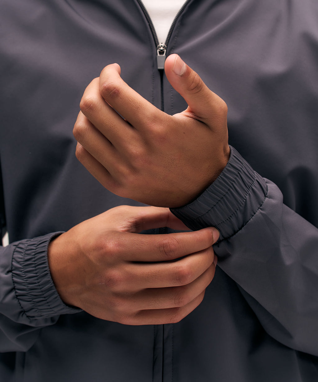 Tracksuit Jacket with Hood | Anthracite
