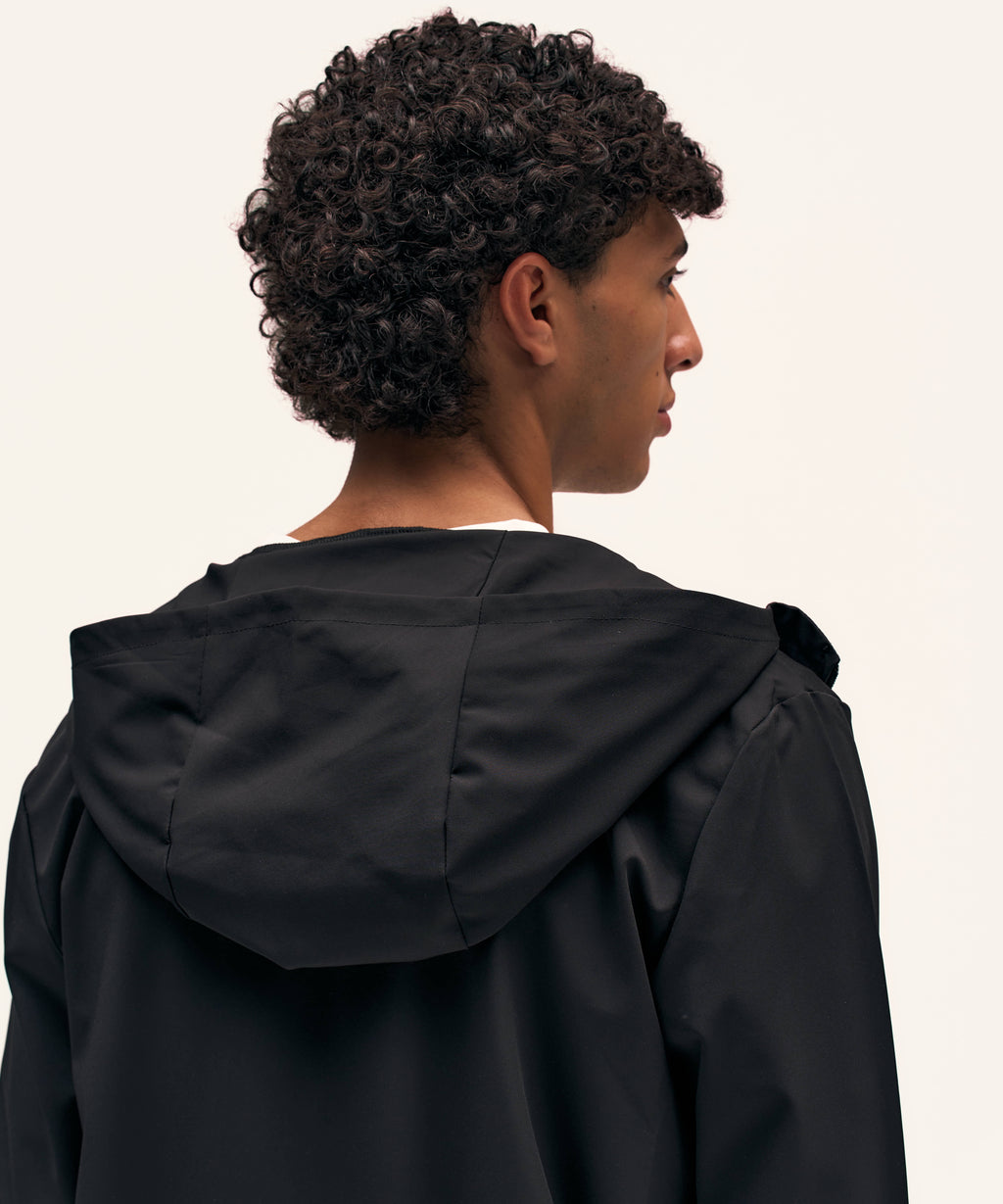 Tracksuit Jacket with Hood | Black