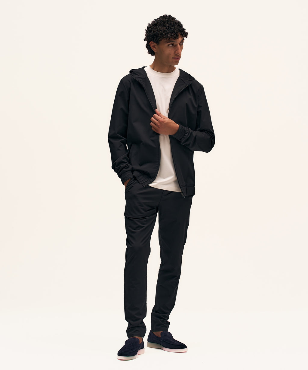 Tracksuit Jacket with Hood | Black