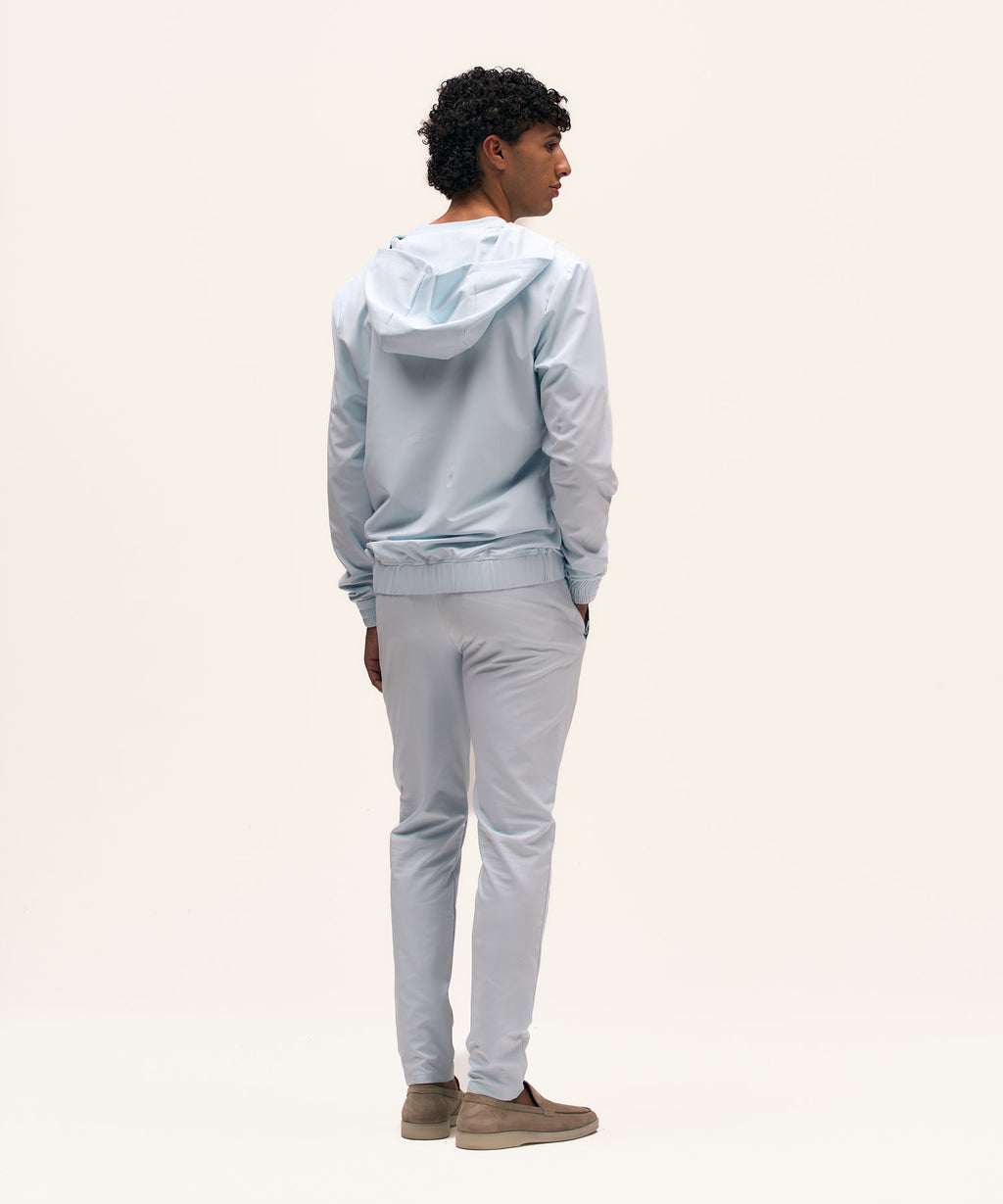 Tracksuit Jacket with Hood | Light Blue