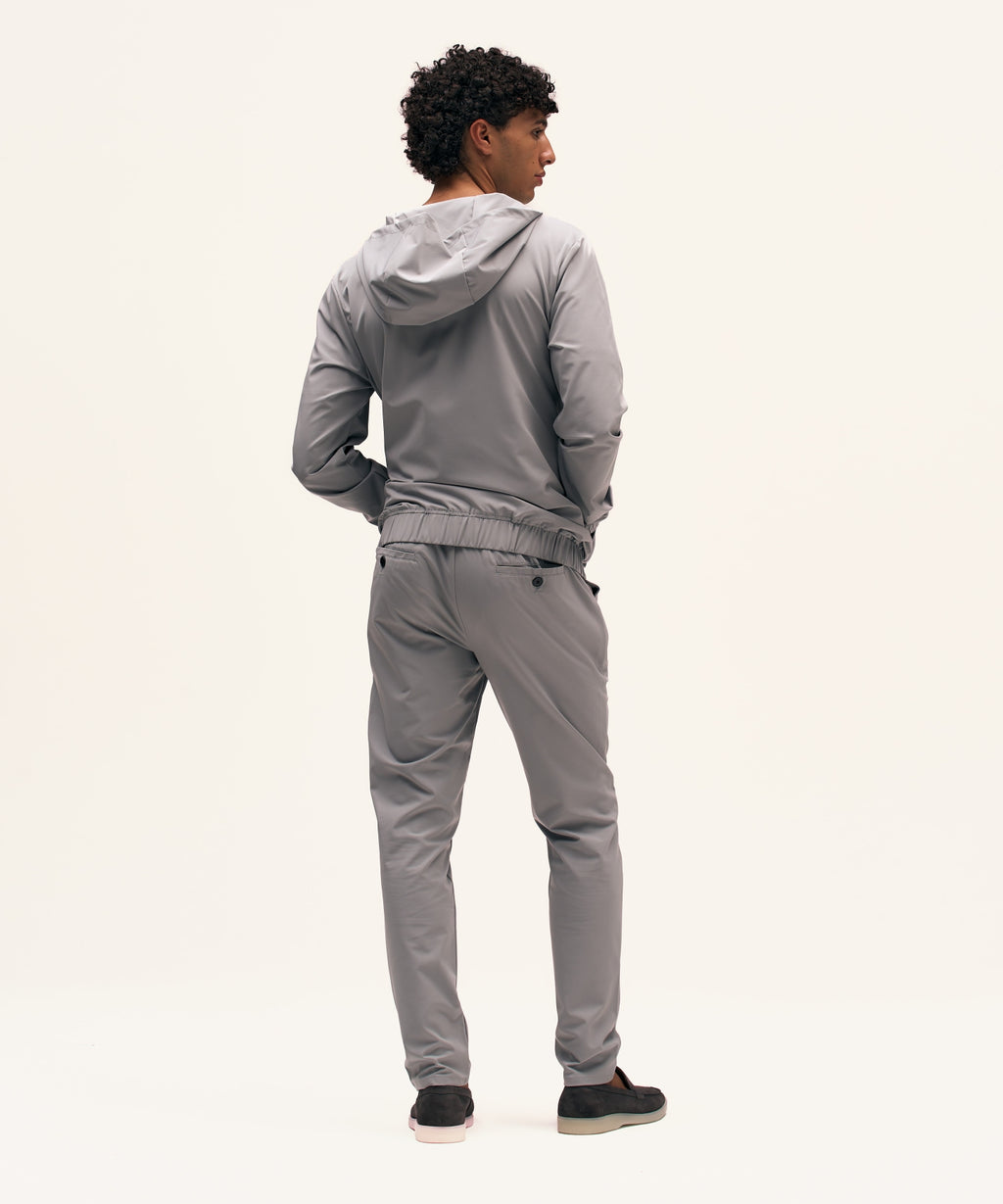 Tracksuit Jacket with Hood | Light Grey