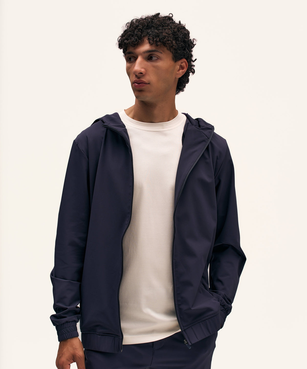 Tracksuit Jacket with Hood | Navy