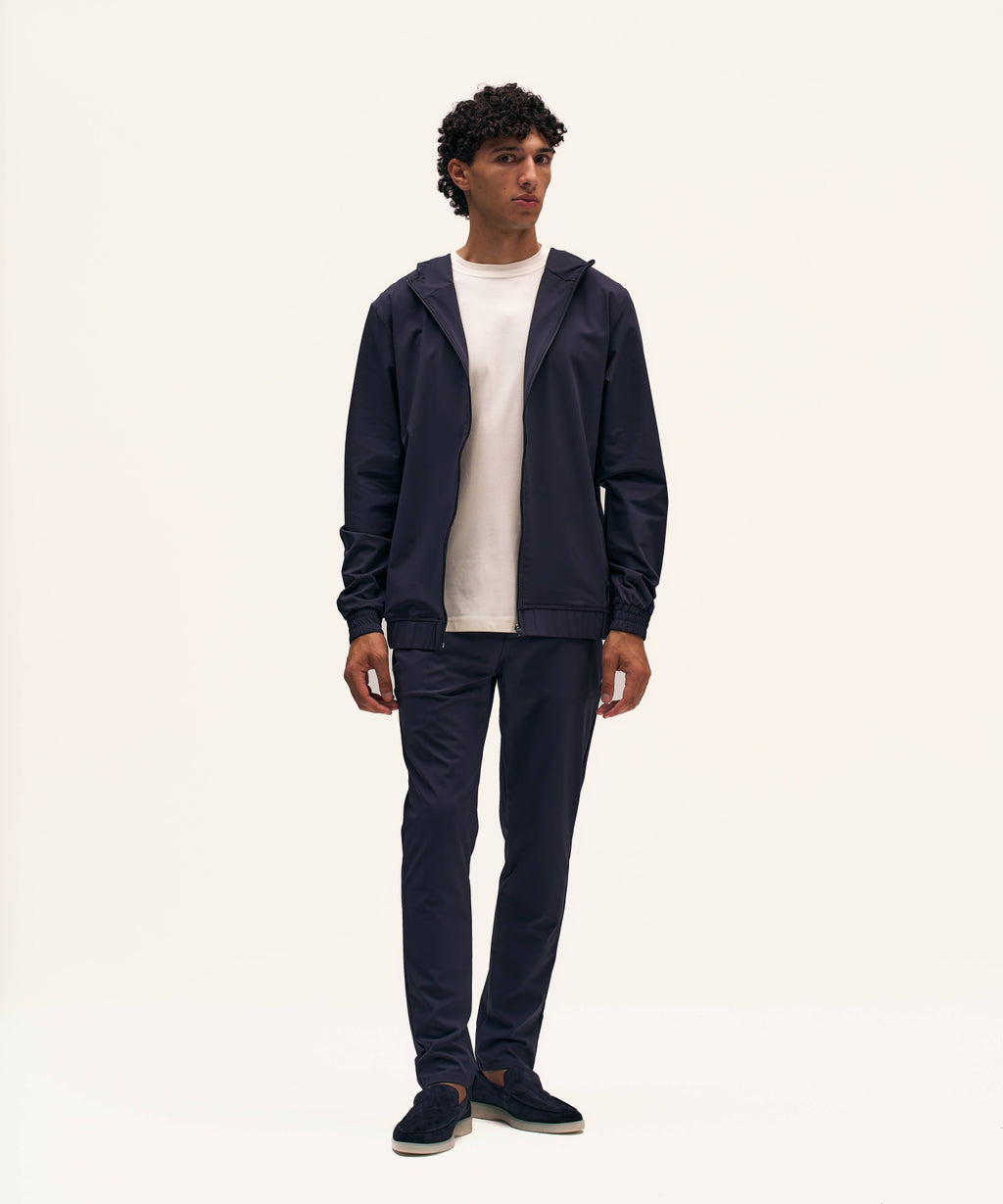 Tracksuit Jacket with Hood | Navy