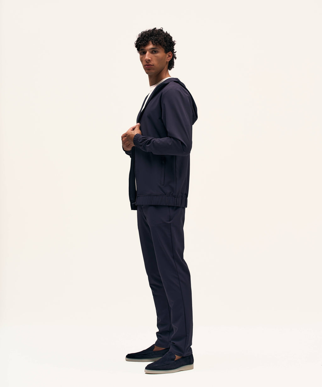 Tracksuit Jacket with Hood | Navy