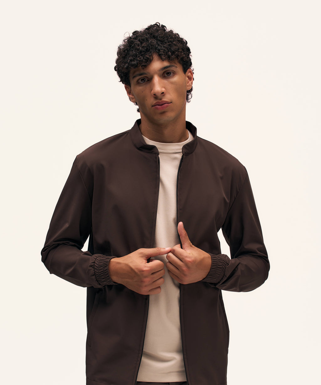 Tracksuit Jacket | Brown