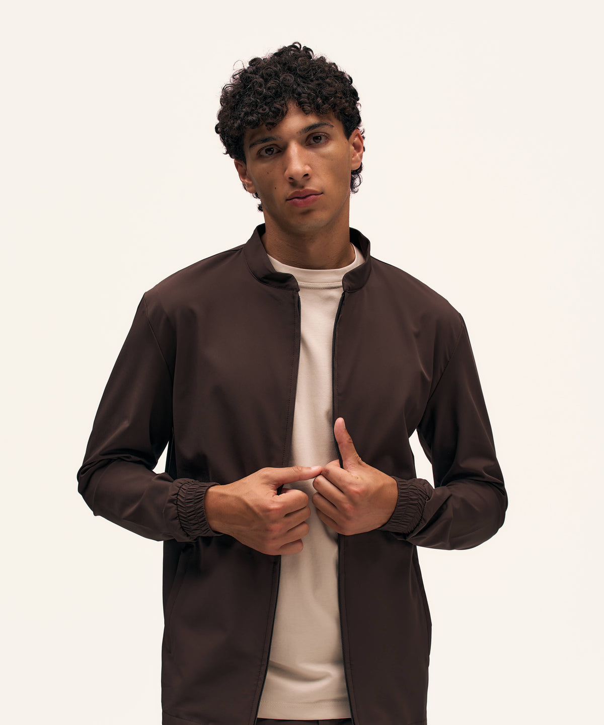 Tracksuit Jacket | Brown