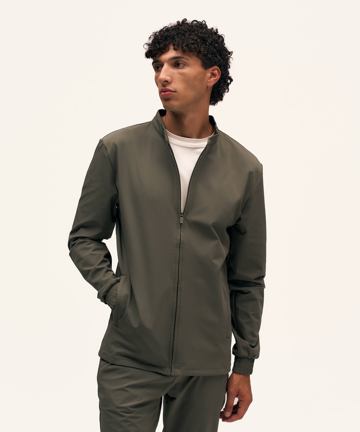 Tracksuit Jacket | Olive