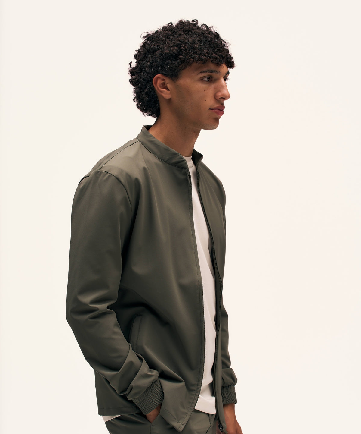 Tracksuit Jacket | Olive