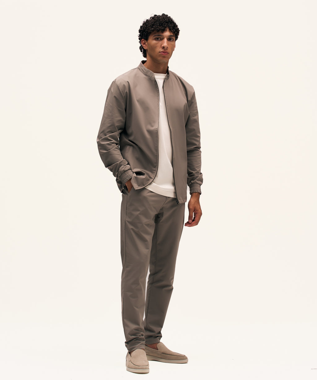 Tracksuit Jacket | Taupe