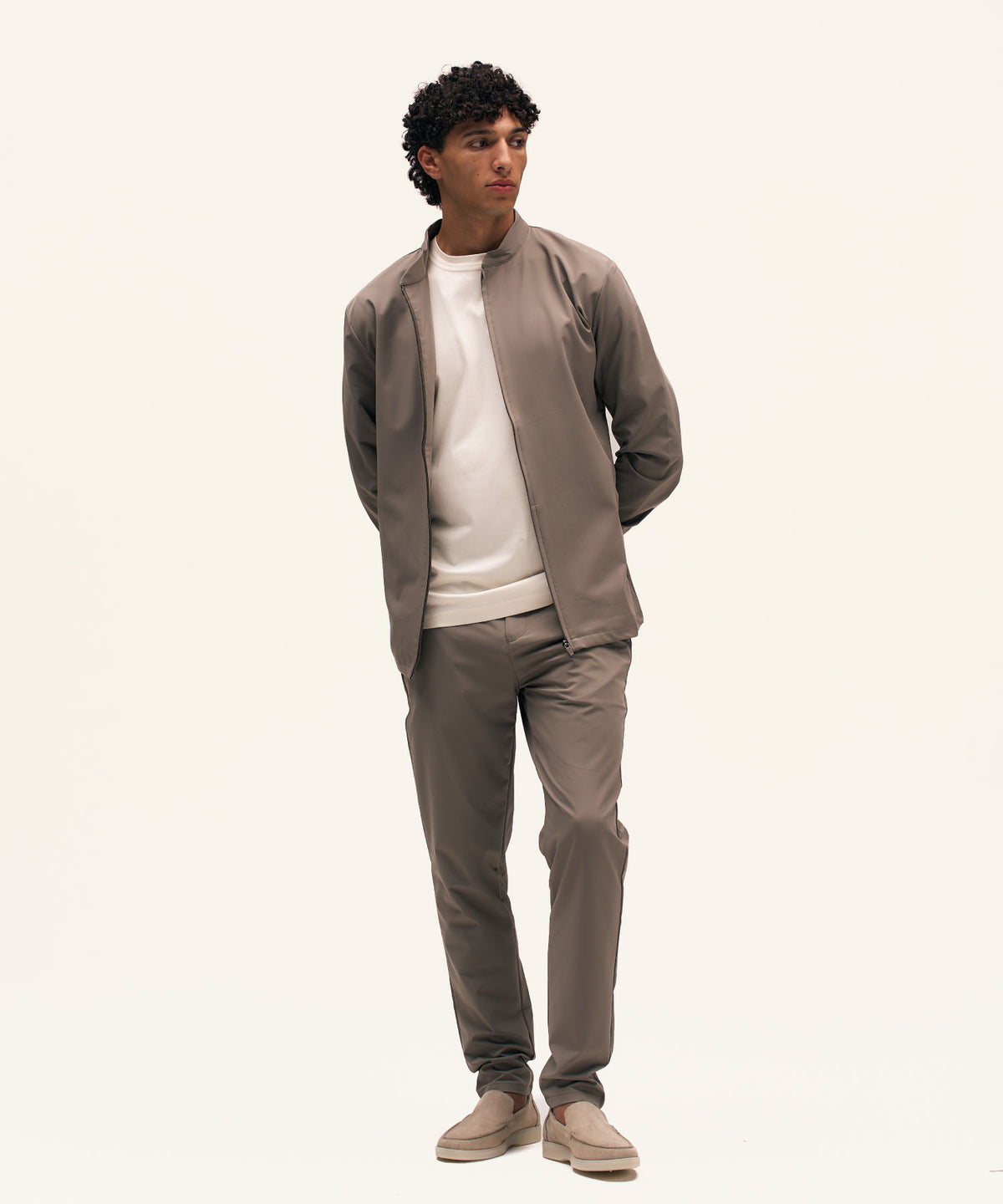 Tracksuit Jacket | Taupe