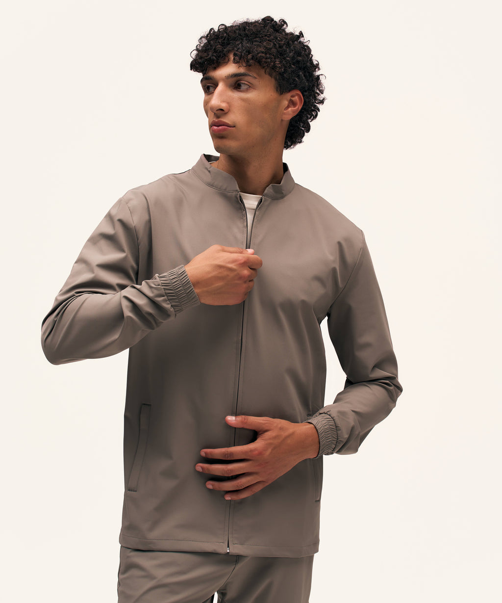 Tracksuit Jacket | Taupe